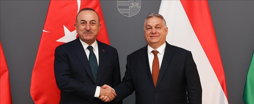 Dışişleri Bakanı Çavuşoğlu, Macaristan Başbakanı Orban ile görüştü