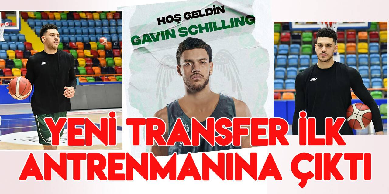 AYOS Konyaspor'un yeni transferi Schilling ilk antrenmanına çıktı