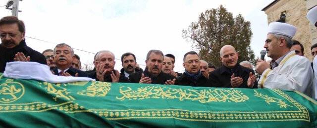 BBP Genel Başkanı Destici’nin babası son yolculuğuna uğurlandı