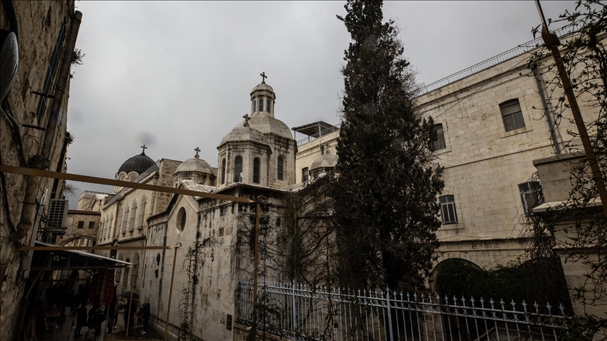 Doğu Kudüs'teki kilise saldırıya uğradı