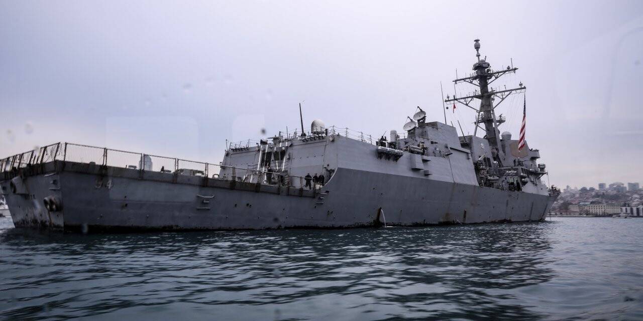 ABD savaş gemisi USS Nitze, İstanbul'da