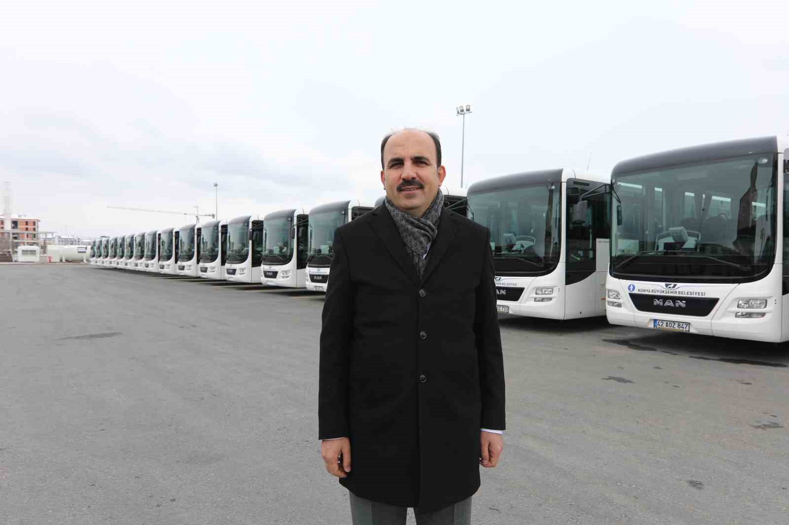 Konya Büyükşehir'in otobüs filosu daha da güçlendi