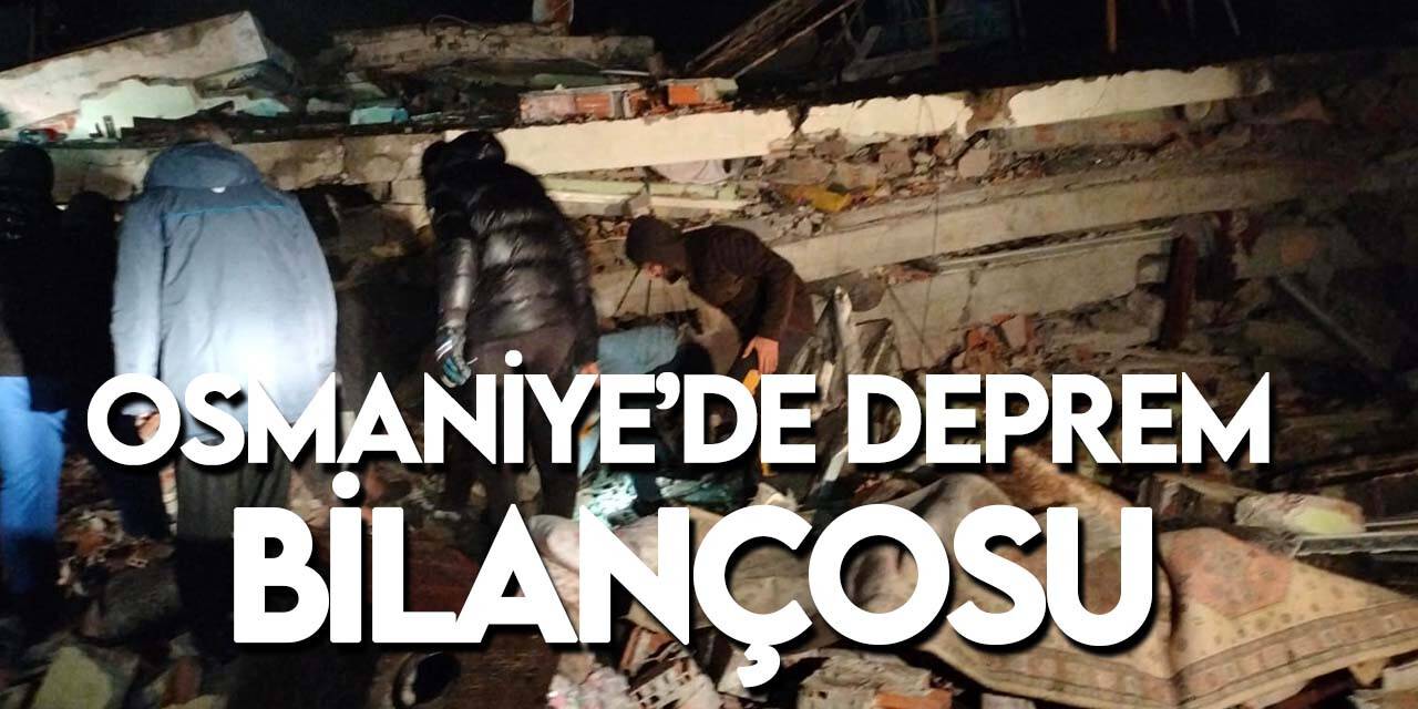 Osmaniye'de 34 bina yıkıldı, bilanço