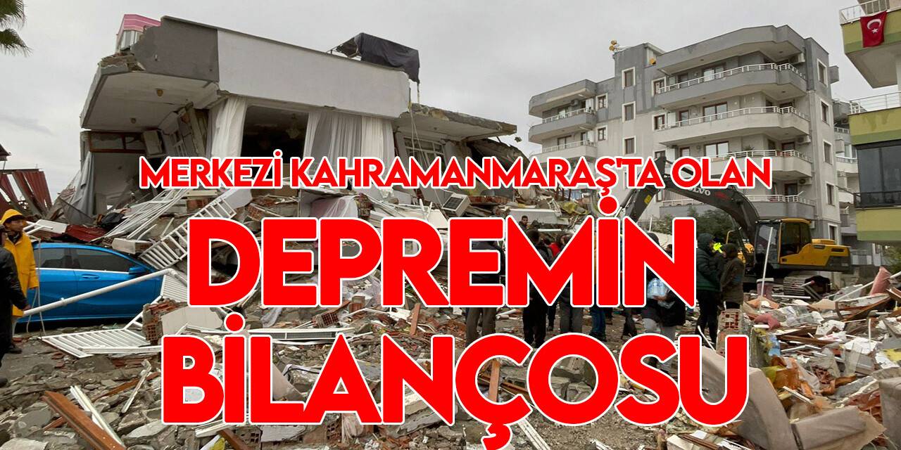 AFAD depremin bilançosunu açıkladı