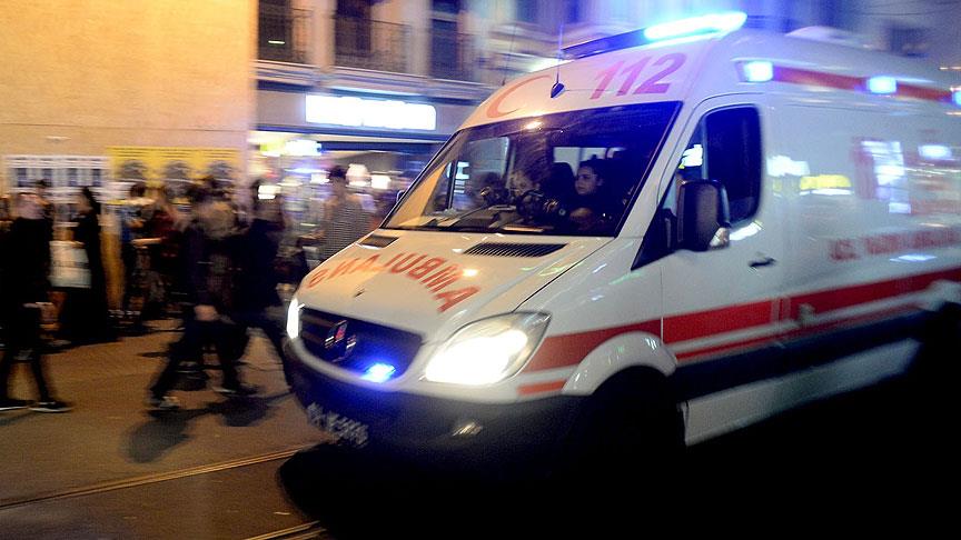 Konya'da yolcu otobüsü bariyerlere çarptı:25 yaralı