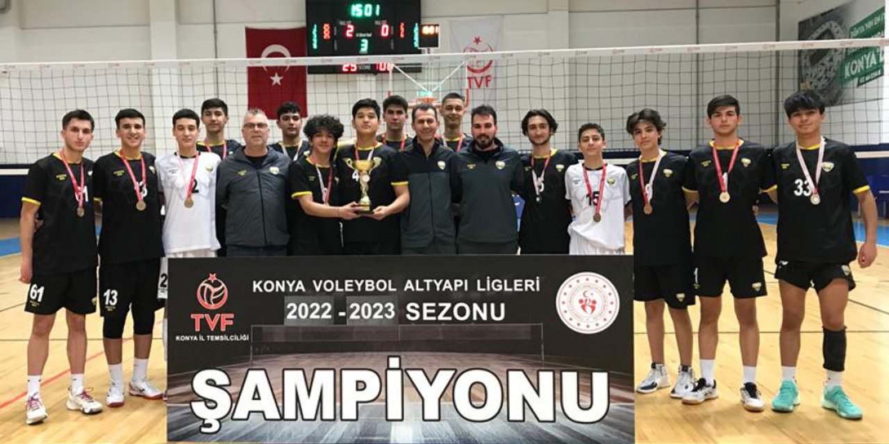 Konya Büyükşehir Belediyespor il şampiyonu