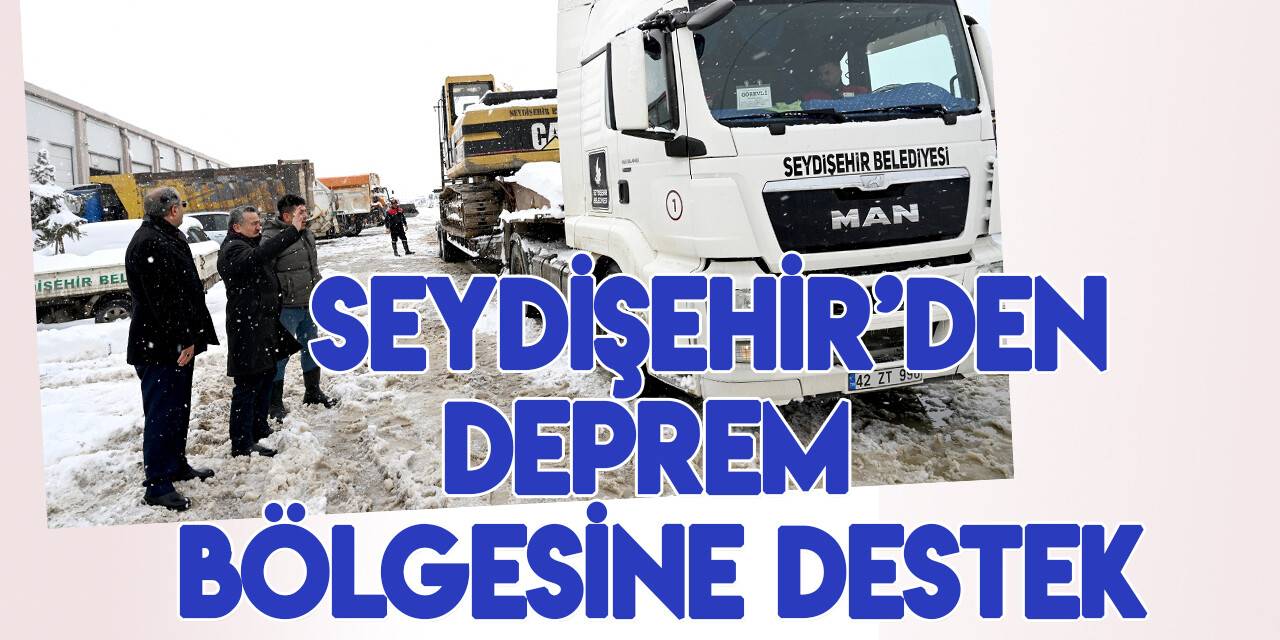Seydişehirlilerden deprem seferberliği