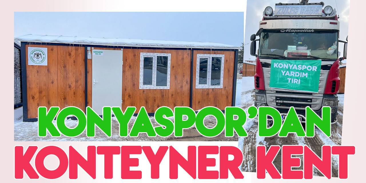 Konyaspor, konteyner kent kuracak