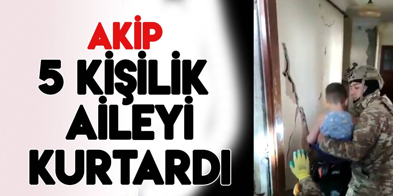 Konya 3’üncü Ana Jet Üs Komutanlığı AKİP ekibi 5 kişilik aileyi sağ olarak kurtardı