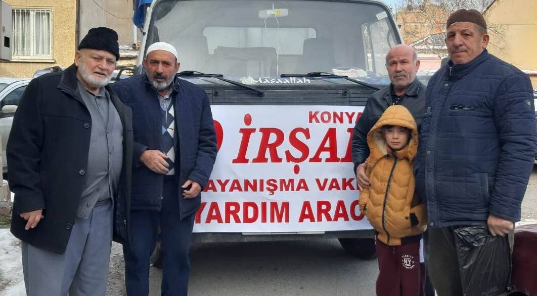 İrşad, Elbistan'a yardıma gitti