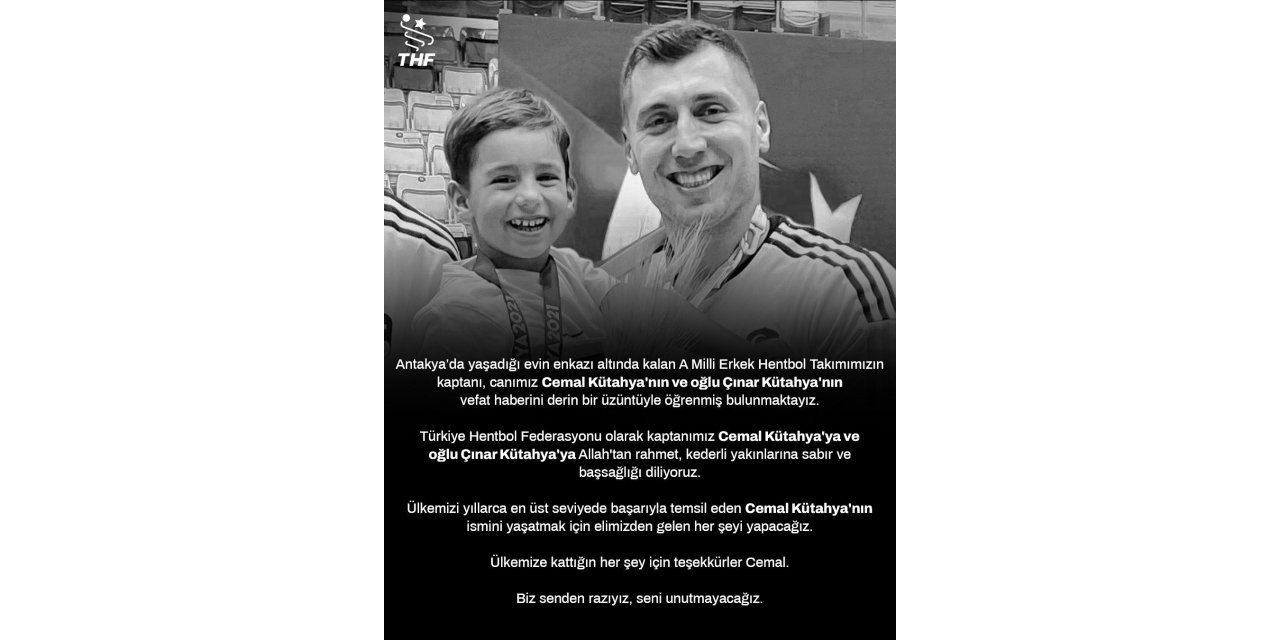 Hentbol Milli Takımı kaptanı Cemal Kütahya ile oğlu depremde vefat etti