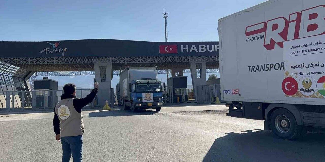 IKYB'den depremzedelere yardımlar gelmeye devam ediyor