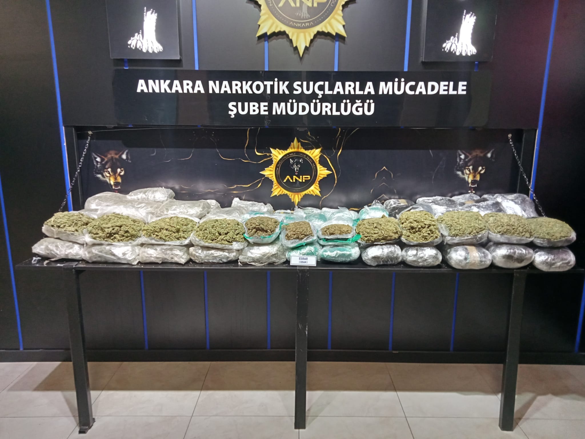 Ankara'da 10 milyon lira değerinde uyuşturucu ele geçirildi
