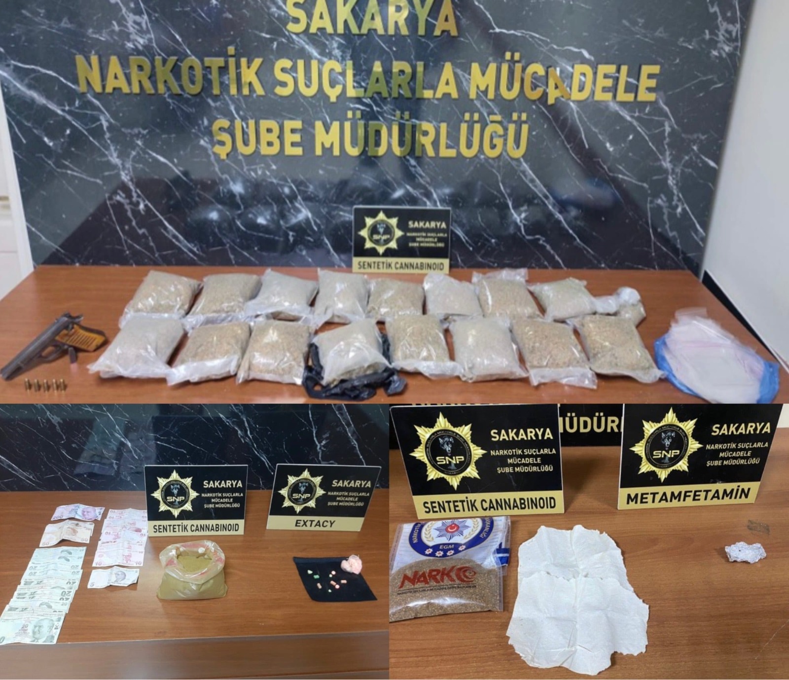 Sakarya'da uyuşturucu operasyonu: 20 tutuklama