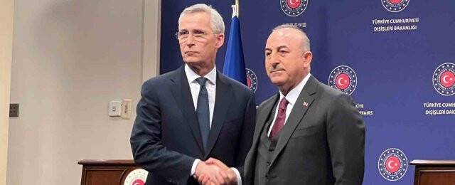 Dışişleri Bakanı Çavuşoğlu, NATO Genel Sekreteri Stoltenberg ile görüştü