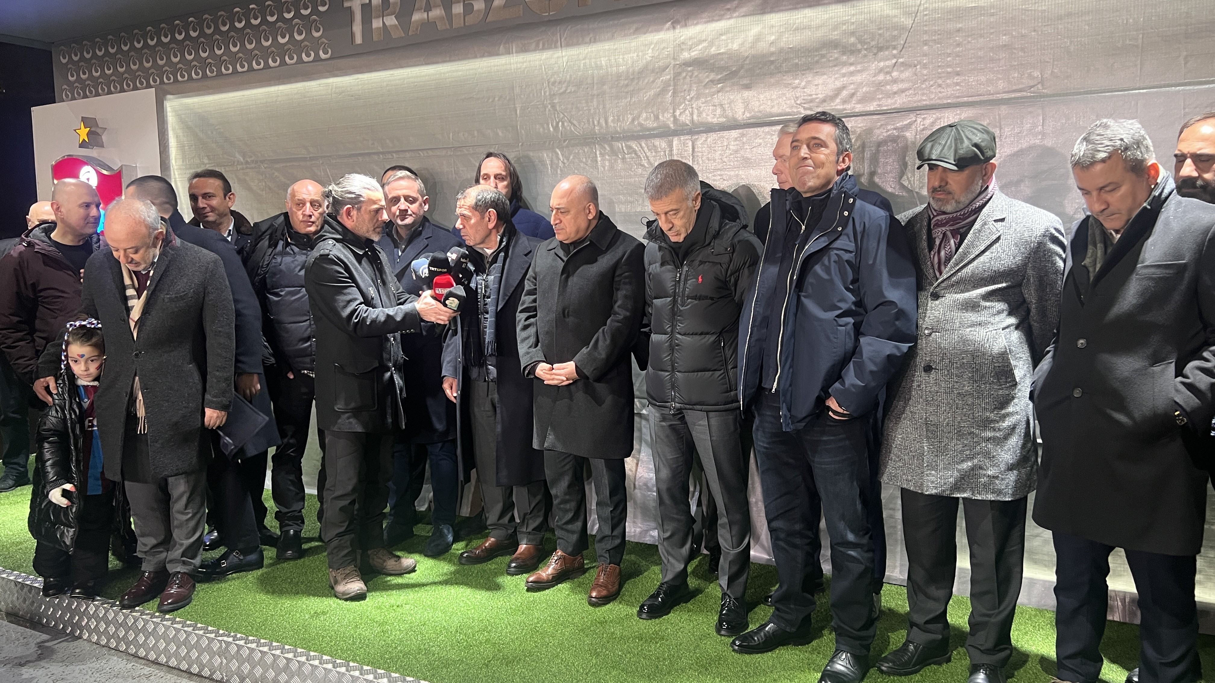 Trabzonspor- Basel karşılaşmasında kulüp başkanlarından 'birlik' mesajı