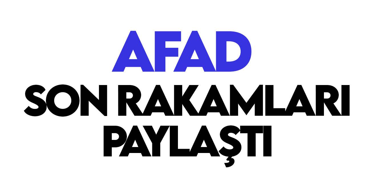AFAD güncel verileri paylaştı: Deprem bölgesinde son durum!