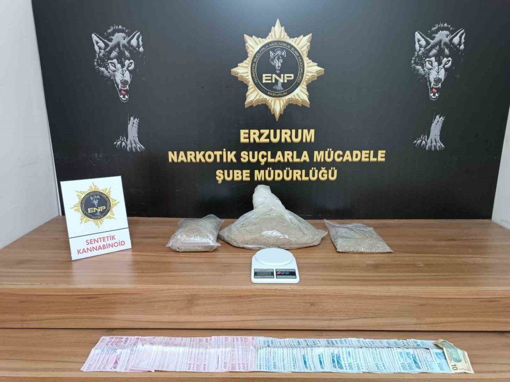 Erzurum’da uyuşturucu operasyonu düzenlendi