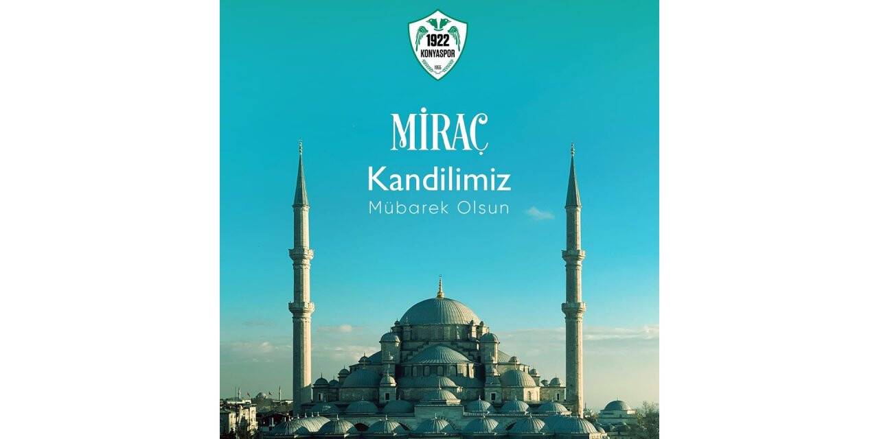 1922 Konyaspor'dan kandil tebriği