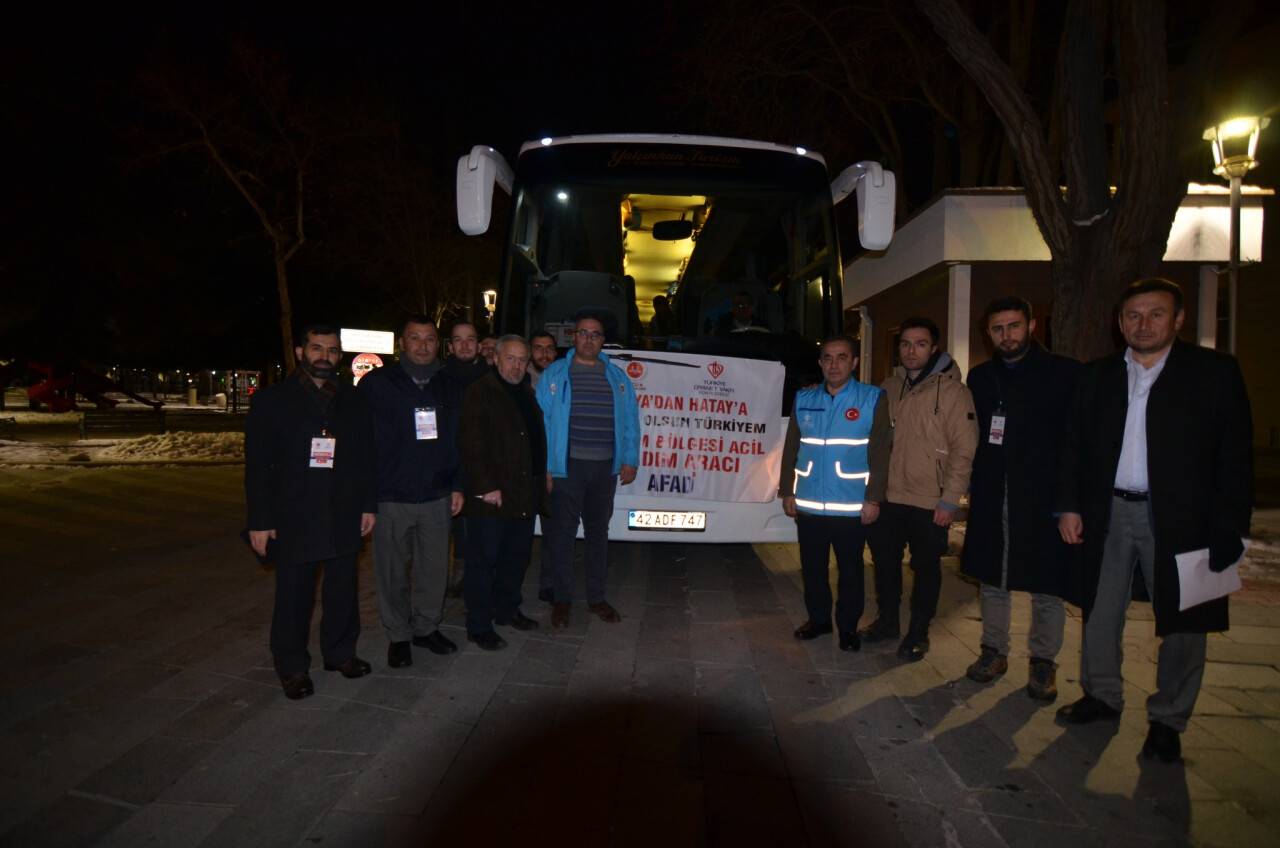 18.Destek ekibi uğurlandı