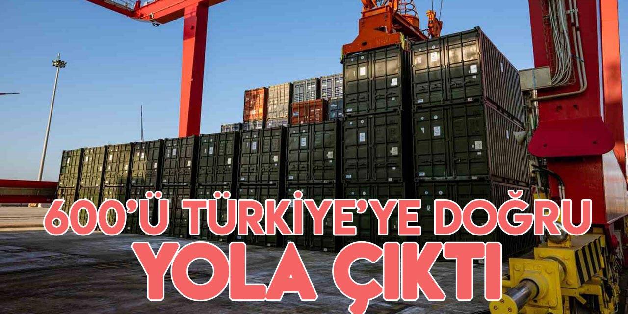 NATO’nun Türkiye’ye gönderdiği konteyner evlerden 600’ü yola çıktı