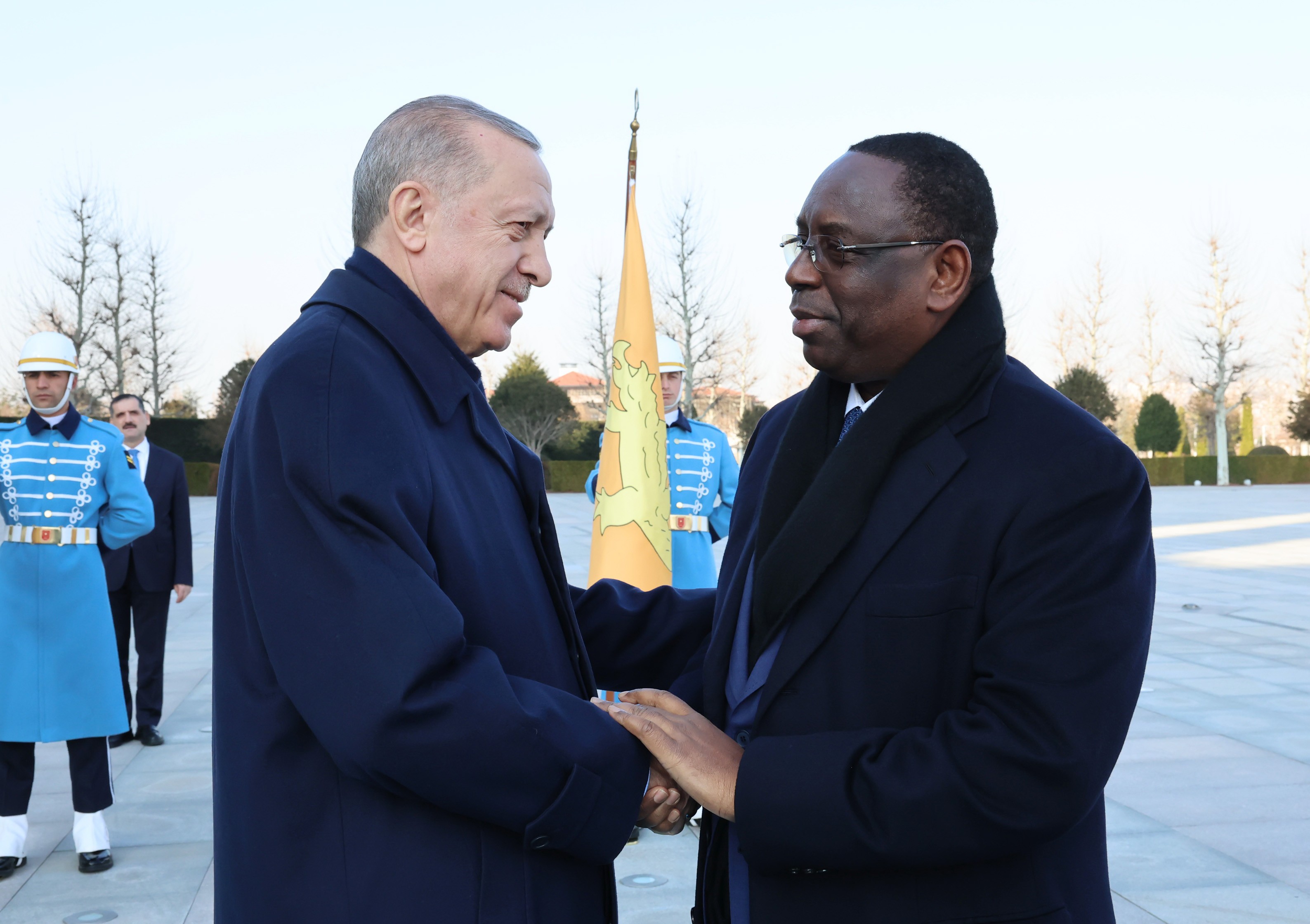 Senegal Cumhurbaşkanı Sall'den Cumhurbaşkanı Erdoğan'a teşekkür