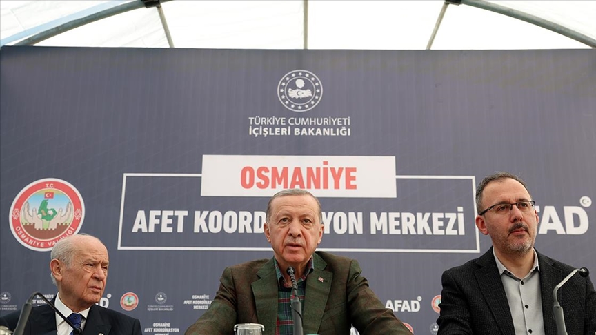 Cumhurbaşkanı Erdoğan: 1 yıl içinde bitireceğiz