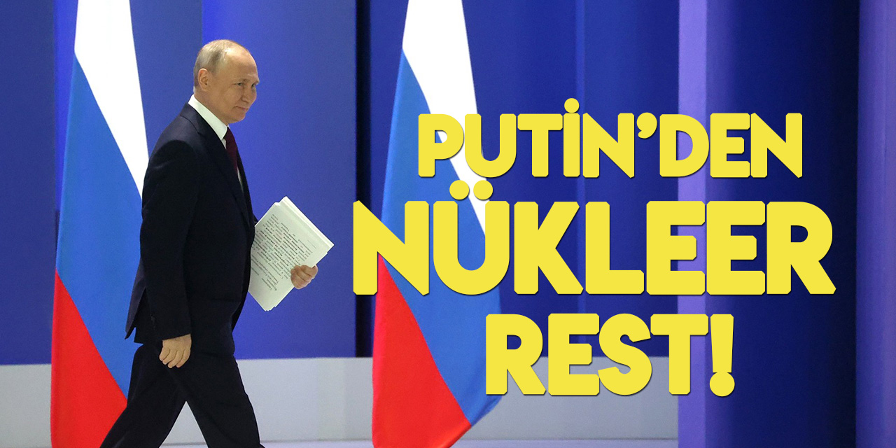 Vladimir Putin'den nükleer rest: Askıya alıyoruz