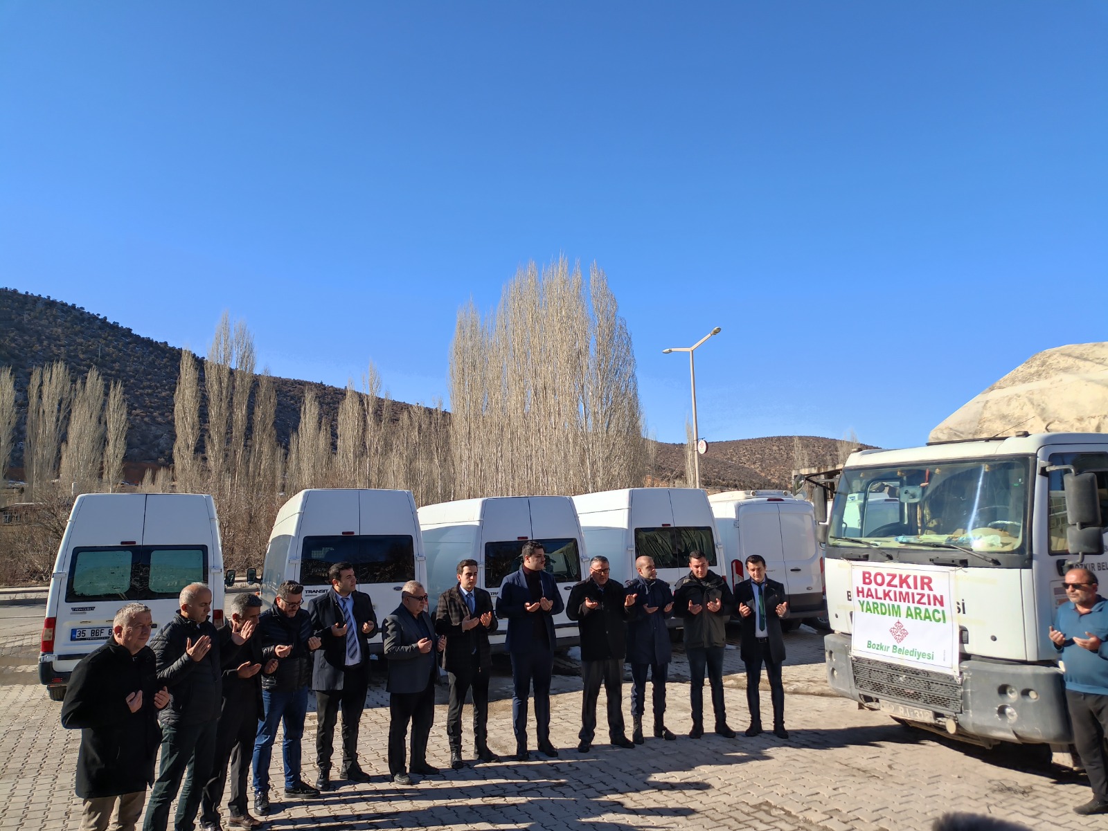 Bozkır'dan deprem bölgelerine destek sürüyor