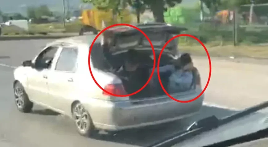 Bagajda tehlikeli yolculuk