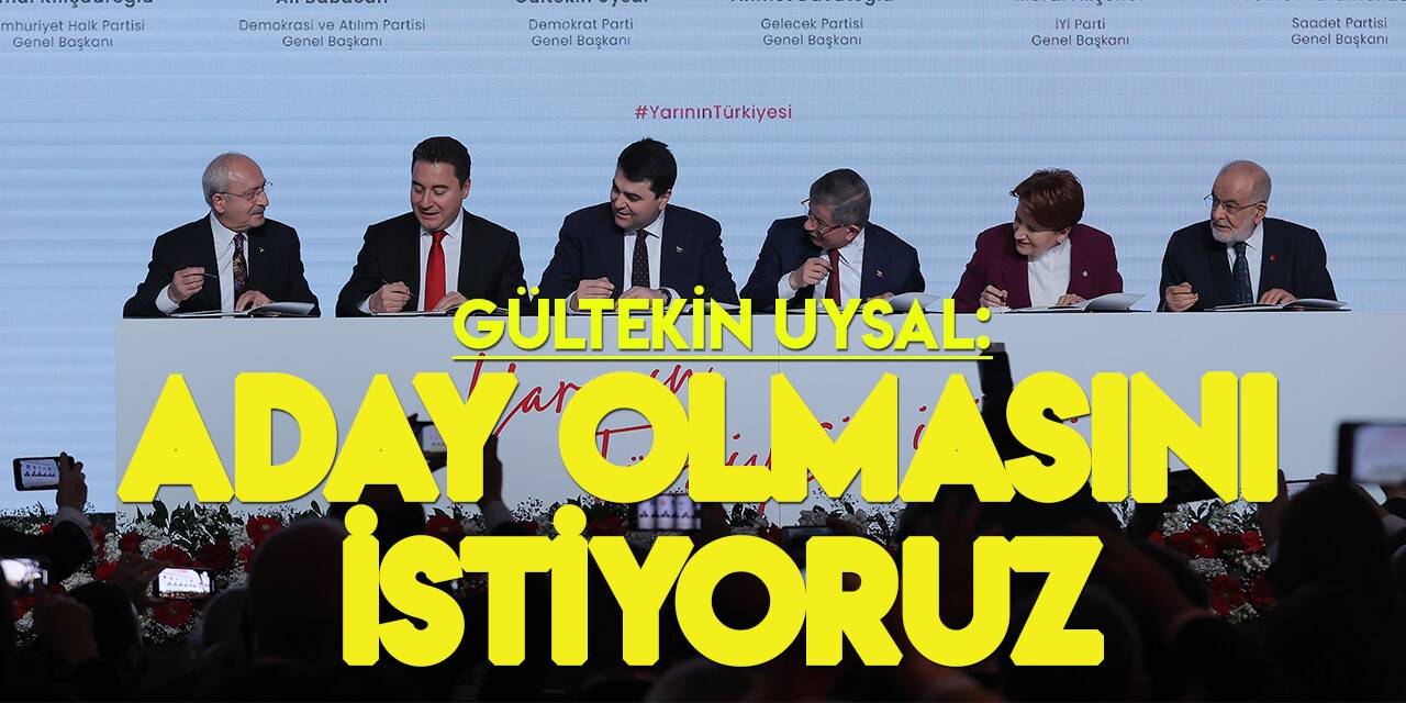 DP lideri Gültekin Uysal  ilk kez açık açık söyledi: Aday almasını istiyoruz