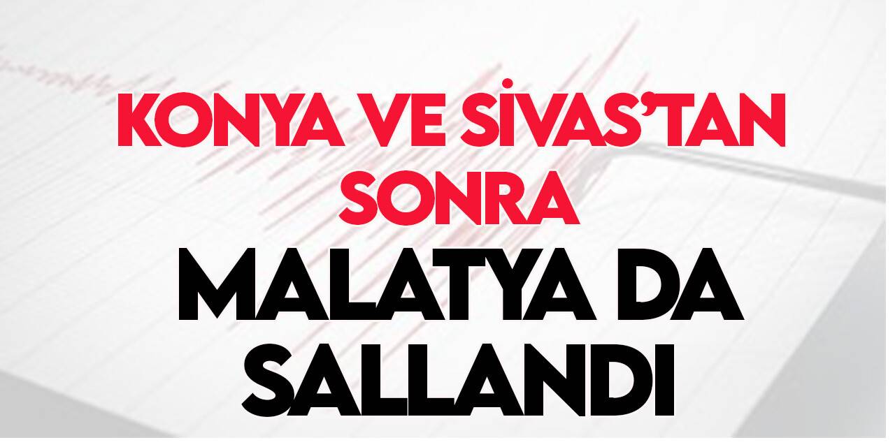 Malatya’da 4.7 büyüklüğünde deprem