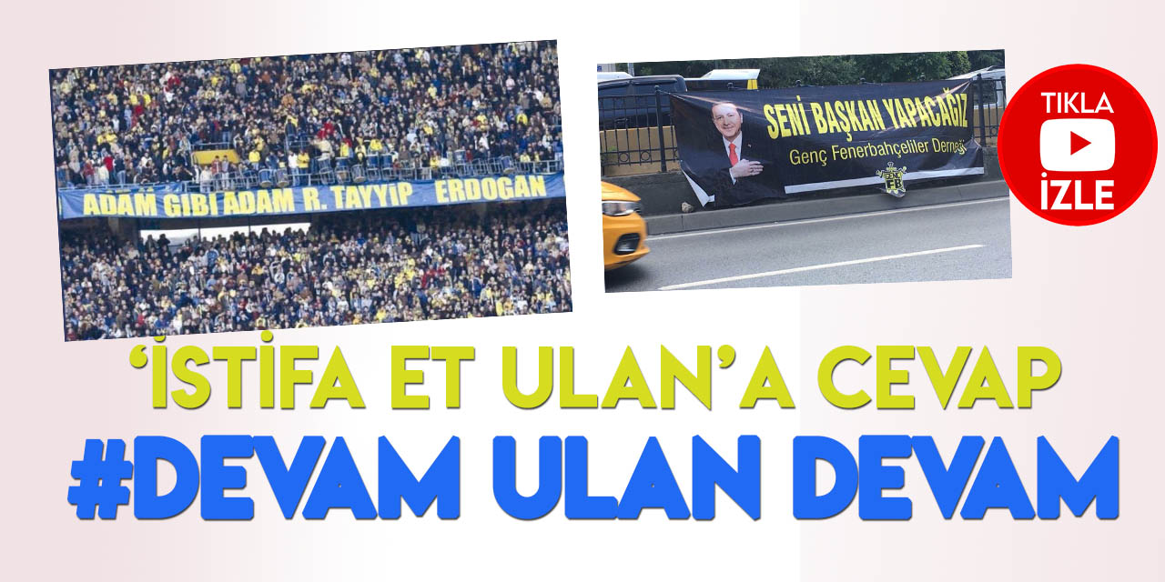 Fenerbahçe-Konyaspor maçındaki siyasi slogana tepkiler artıyor