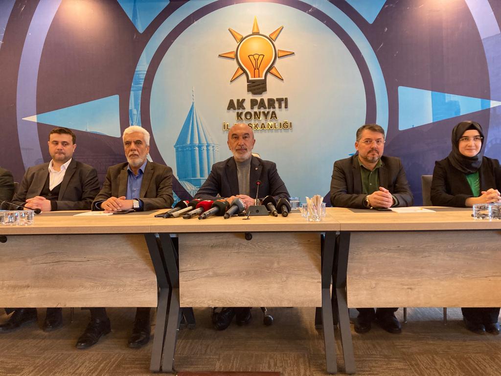 AK Parti Konya İl Başkanı Hasan Angı, gündemle ilgili açıklamalarda bulundu