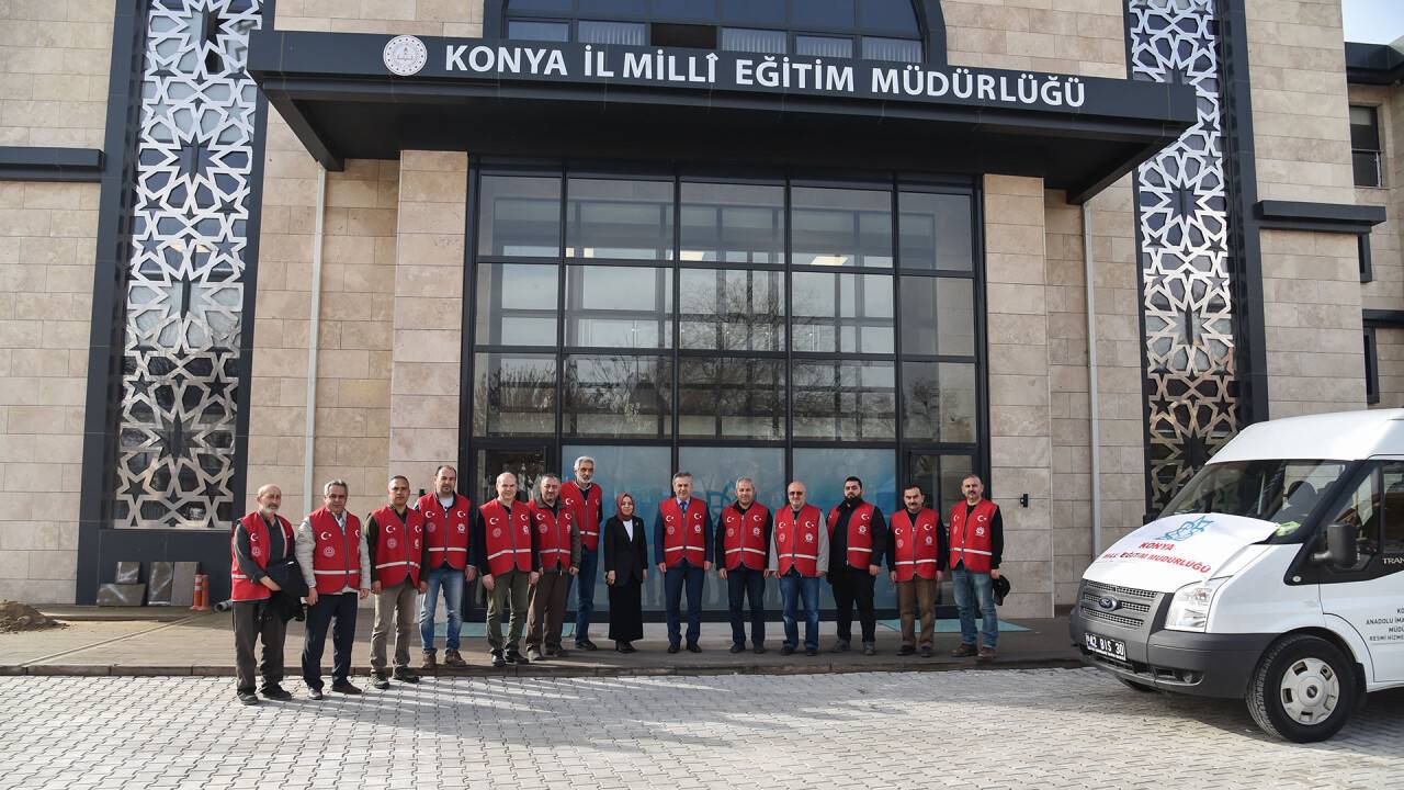 Konya'dan Gaziantep'e teknik ekip gönderildi