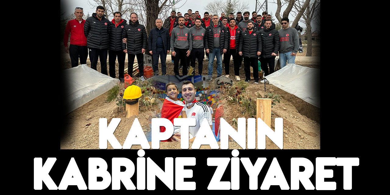 A Milli Takım'dan Konya'da Cemal Kütahya'nın kabrine ziyaret