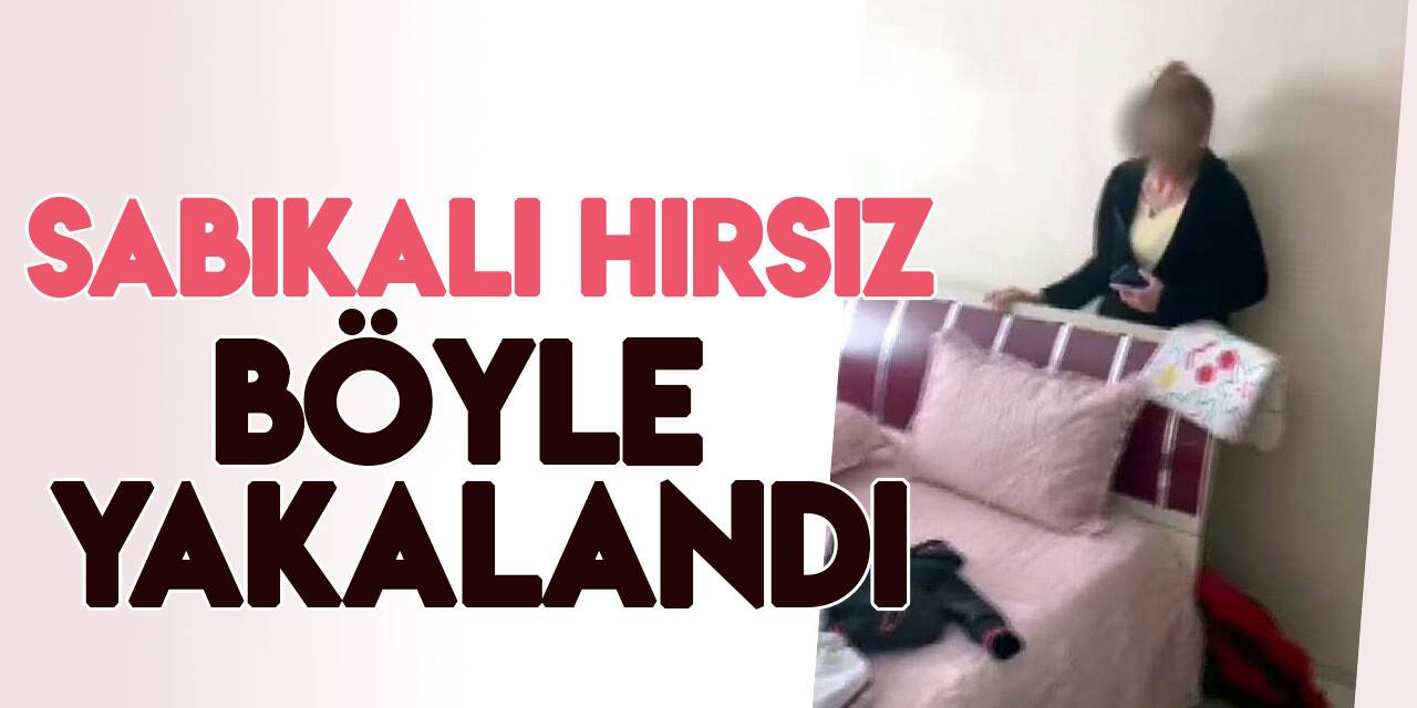 Konya'da da aranan kadın hırsız saklanırken yakalandı