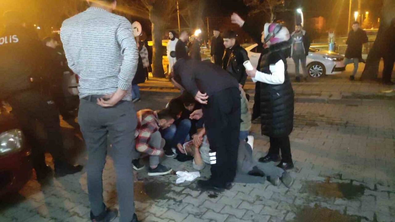 Trafik kazasında 1 kişi yaralandı