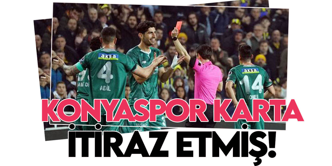 Konyaspor'dan Mame Diouf'un sarı kartına itiraz