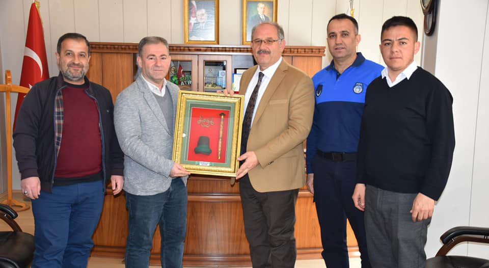 Karapınar Belediyespor’dan teşekkür ziyareti