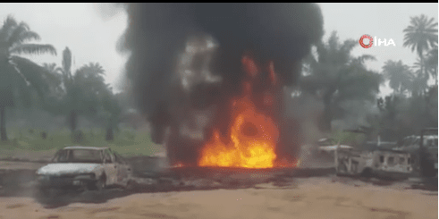 Petrol rafinerisinde patlama: 12 ölü