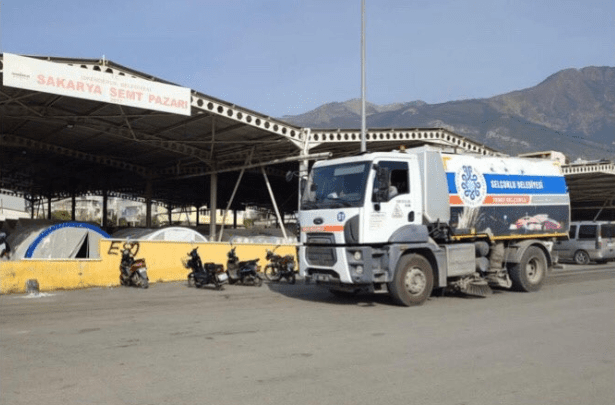 Bölgenin temizliği Selçuklu Belediyesi’nden