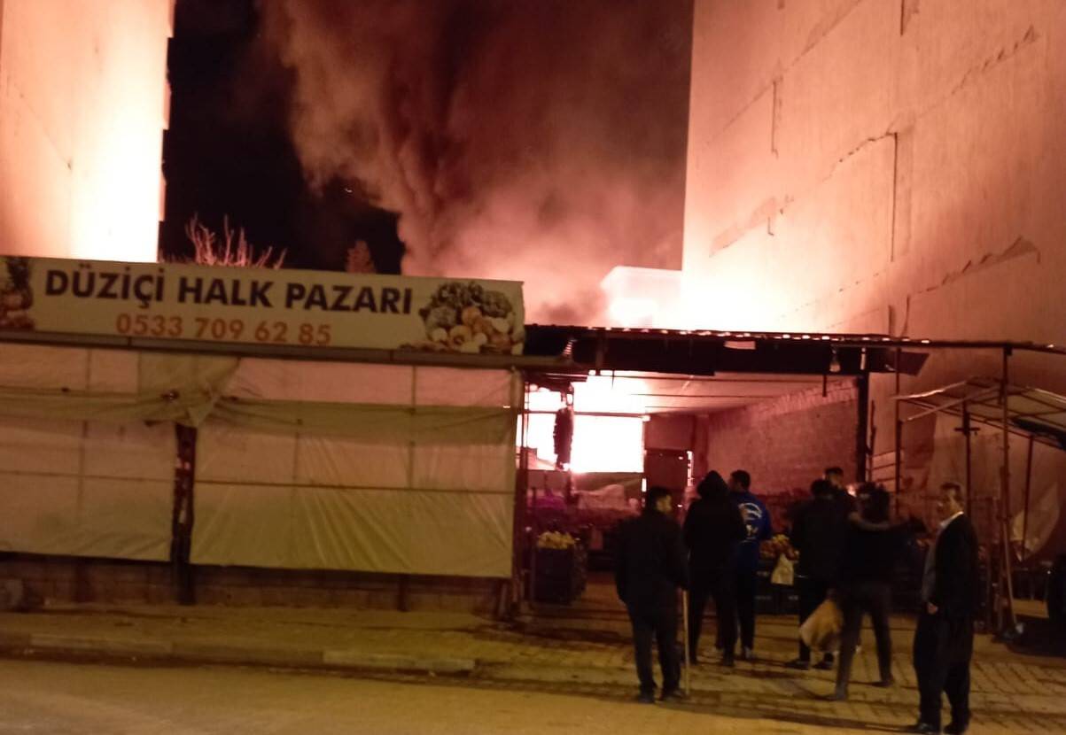 İş yerinde yangın söndürüldü