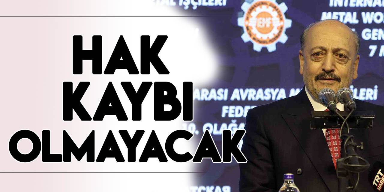 Bakan Bilgin'den toplu sözleşme açıklaması