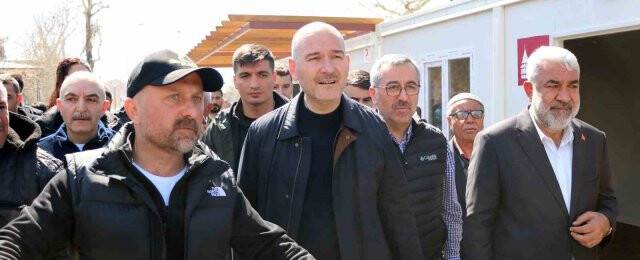 Bakan Soylu: Afete karşı dirençli şehirler oluşturacağız