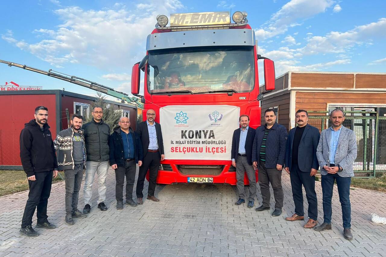 Selçuklu eğitim ailesinden 10 konteyner daha