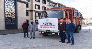 Konya MEM'in üçüncü sevkiyat aracı Hatay'da