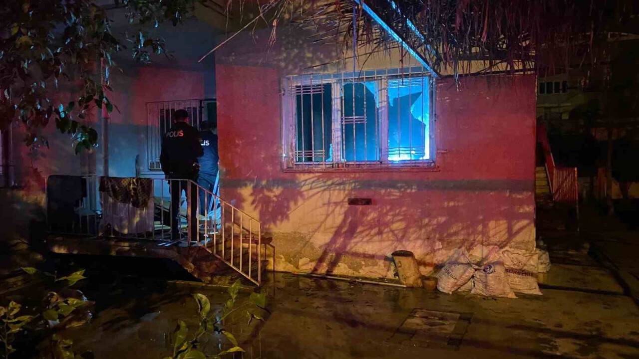 Ev yangını panikletti