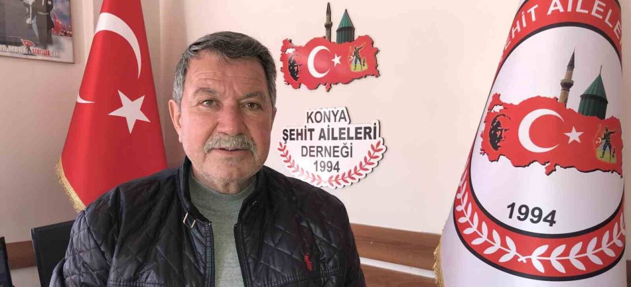 Konya’da şehit ailelerinin depremzede hassasiyeti