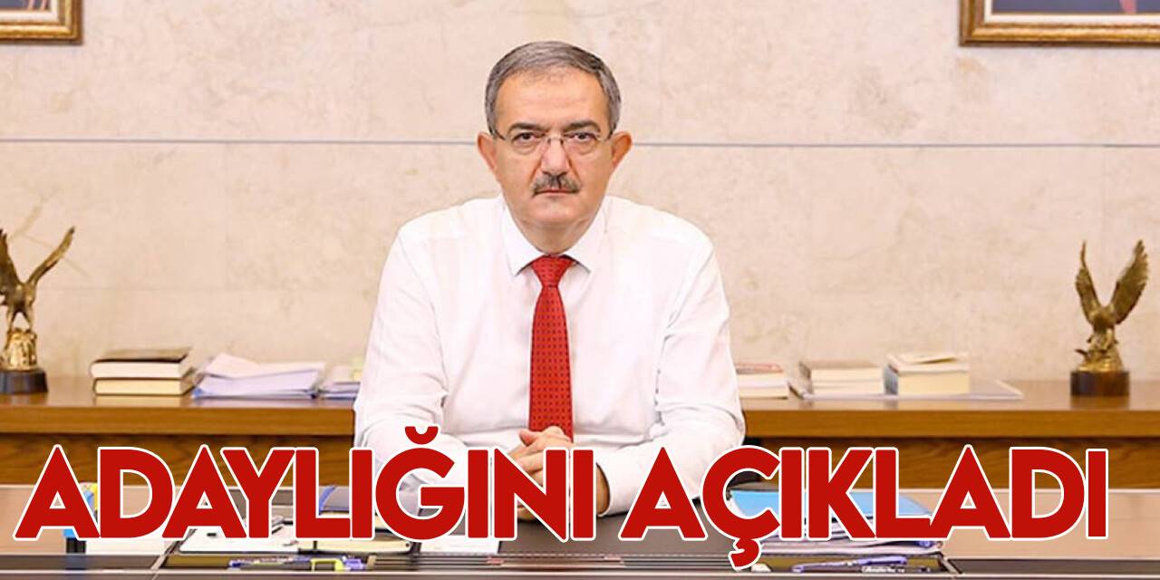Mustafa Şahin adaylığını açıkladı